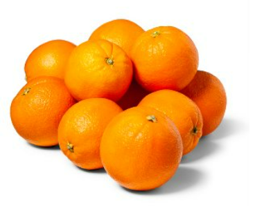 Small bag of oranges