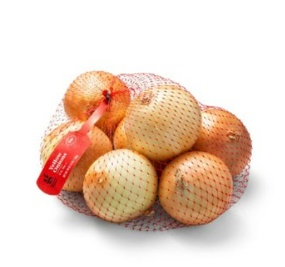 Small bag of onions